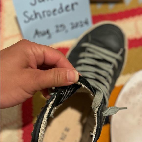 Black Stud Golden Goose Slides - Picture 4 of 5